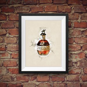 Blanton's Reserve Bourbon Whiskey - Original Wall Art Decor